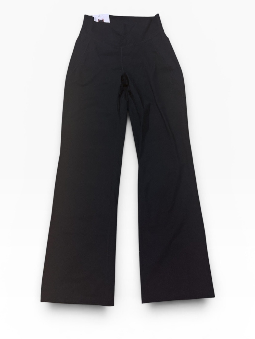 Jockey Black Salt High Rise Wide Leg Yoga Pants Large
